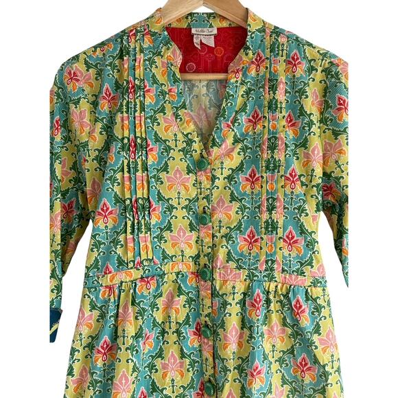 Matilda Jane Women’s Size Medium Cotton Blend Green‎ Acres Tunic Top - Picture 4 of 7